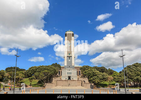 National War Memorial,Wellington, Isola del nord, Nuova Zelanda Foto Stock