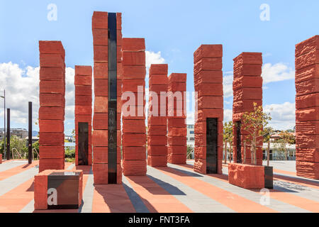 Pukeahu National War Memorial Park,Wellington, Isola del nord, Nuova Zelanda Foto Stock