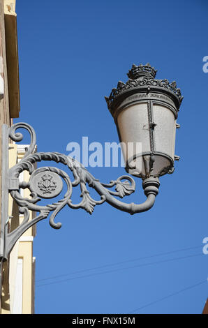 Lampione Valencia Spagna Foto Stock