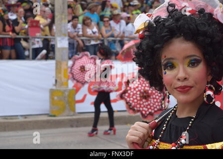 Negrita Puloy customer da Barranquilla Colombia Foto Stock