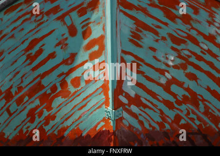 Close up immagini di colori e texture presi intorno a Newport Rhode Island cantiere Foto Stock