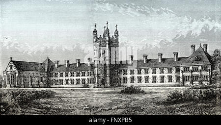 Wesleyan Istituto Teologico, Handsworth College, Birmingham, Warwickshire, Inghilterra, XIX secolo Foto Stock