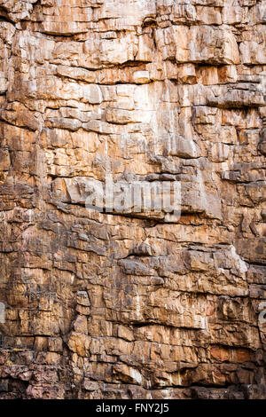 Roccia texture di grandi scogliere rocciose Foto Stock