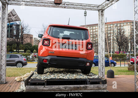 Jeep Renegade. Torino, 2016. Foto Stock