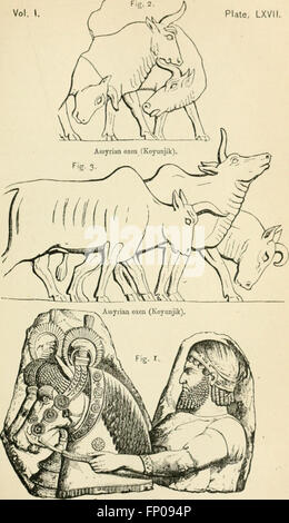 I sette grandi monarchie dell'antico mondo orientale- o, la storia, la geografia e le antichità di ChaldC3A6a, Assiria, Babilonia, Media, la Persia, Parthia e Sassanian o nuovo impero persiano (1880) Foto Stock