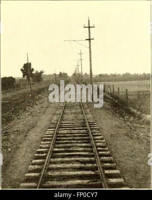 La stazione ferroviaria di strada ufficiale (1904) Foto Stock