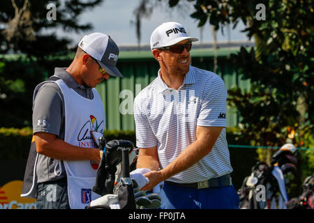 Orlando, Florida. 16 marzo, 2016. Hunter Mahan un golfista americano giocando al Arnold Palmer Invitational Torneo di Golf al Bay Hill Golf Club, Orlando, Florida Credit: Findlay/Alamy Live News Foto Stock