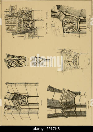 Una visita alle chiese a cupola della Charente, Francia, dall'Architectural Association di Londra, nell'anno 1875 - pubblicata come memoriale di Edmund Sharpe - con una storica e testo descrittivo, Foto Stock