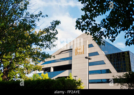 Il BMI Headquarters Building si trova nella fila di Musica di Nashville Tennessee Foto Stock