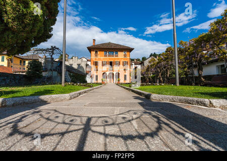 Villa Bossi, Orta San Giulio, Lago d'Orta, Piemonte, Italia Foto Stock