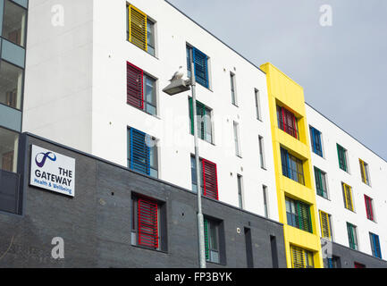 Il Gateway, Middlehaven, Middlesbrough, Inghilterra. Regno Unito Foto Stock