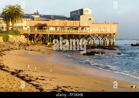 La tramoggia di pesce ristorante, Monterey, California, Stati Uniti d'America Foto Stock