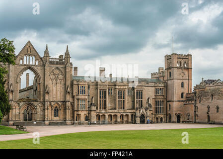 Edificio principale di Newstead Abbey, Nottinghamshire, Inghilterra Foto Stock