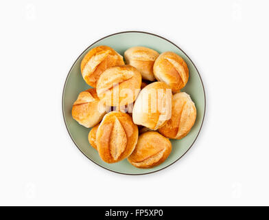 Pane tedesco rotolo o bun nel granaio Foto Stock