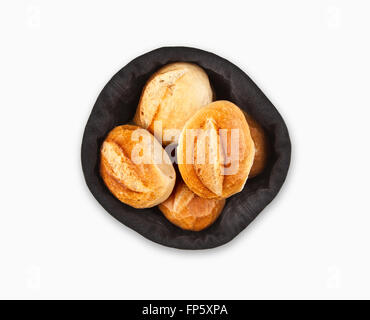 Pane tedesco rotolo o bun nel granaio Foto Stock