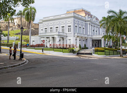 Antiguo Casino de Puerto Rico Foto Stock