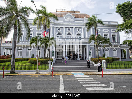 Antiguo Casino de Puerto Rico Foto Stock