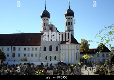 Famosa abbazia di Benediktbeuern, Germania il 19 ottobre 2014. Foto Stock