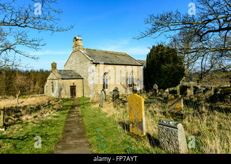 St Wilfrids Chiesa, Kirkharle, Northumberland Foto Stock