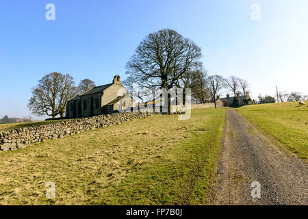 St Wilfrids Chiesa, Kirkharle, Northumberland Foto Stock