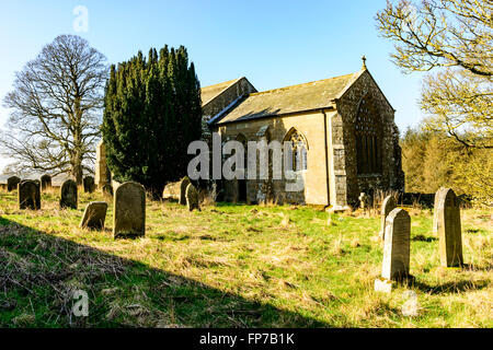 St Wilfrids Chiesa, Kirkharle, Northumberland Foto Stock