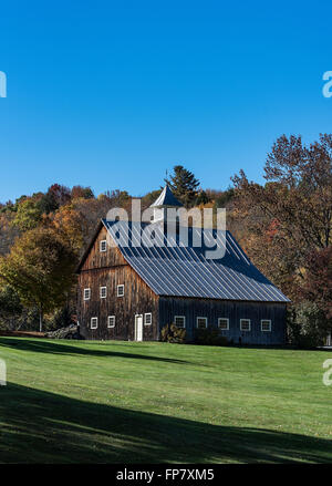 Colori d'autunno farm, Woodstock, Vermont, USA Foto Stock