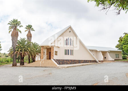 CRADOCK, SUD AFRICA - 19 febbraio 2016: La Chiesa Riformata in Cradock, una di dimensioni medie città nella provincia del Capo orientale Foto Stock