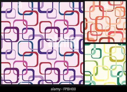 Abstract pattern quadrati Illustrazione Vettoriale