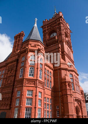 Pier House Cardiff, Cardiff Bay, Cardiff, South Glamorgan, Wales, Regno Unito, Europa Foto Stock