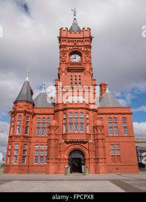 Pier House Cardiff, Cardiff Bay, Cardiff, South Glamorgan, Wales, Regno Unito, Europa Foto Stock