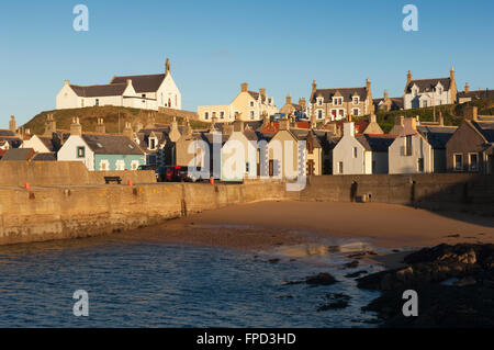Il villaggio di Findochty - Moray, Scozia. Foto Stock