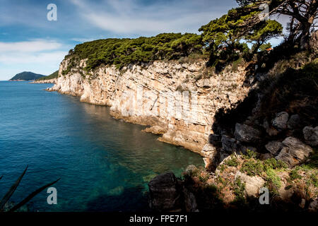 Sipan, una delle isole Elafiti, vicino a Dubrovnik, Croazia. Foto Stock