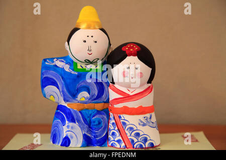 Il Giappone; Seto City, nella prefettura di Aichi, ceramiche, bambole, Foto Stock