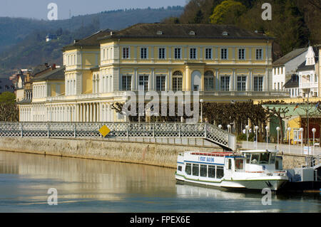 BRD Renania-Palatinato, Bad Ems, Promenade mit Kurhotel Foto Stock