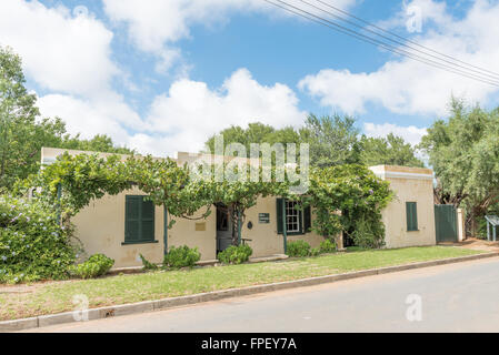 CRADOCK, SUD AFRICA - 19 febbraio 2016: la storica casa in Cradock dove l'autore del racconto di una fattoria africana, Oliva Sc Foto Stock