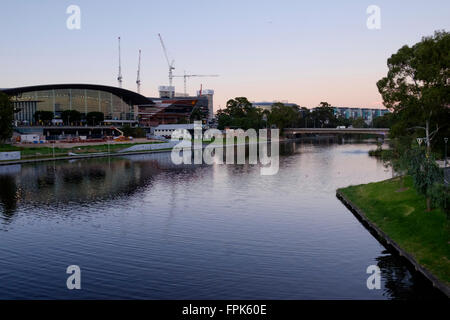 Passeggiata mattutina in Adelaide Foto Stock