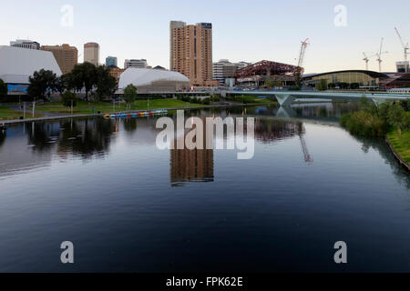 Passeggiata mattutina in Adelaide Foto Stock