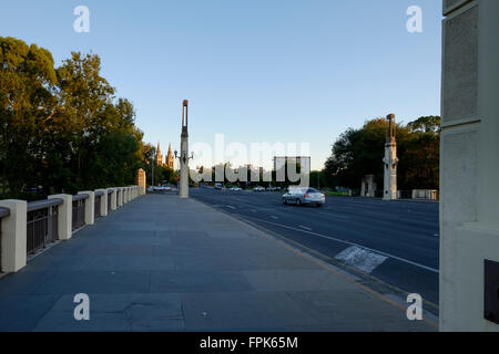 Passeggiata mattutina in Adelaide Foto Stock