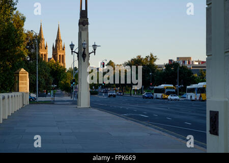 Passeggiata mattutina in Adelaide Foto Stock