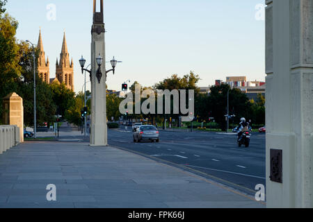 Passeggiata mattutina in Adelaide Foto Stock