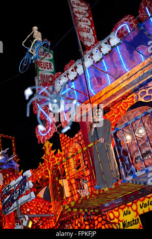 Oktoberfest Monaco di Baviera, Haunted House Foto Stock