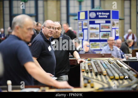 Alexandra Palace di Londra, Regno Unito. Xix Marzo 2016. Il London Festival di modellazione ferroviarie, Foto Stock