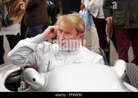 Chichester, Regno Unito. Xix marzo, 2016. Goodwood 74a Assemblea dei Soci, ChichesterMika Häkkinen Credito: Oliver Dixon/Alamy Live News Foto Stock