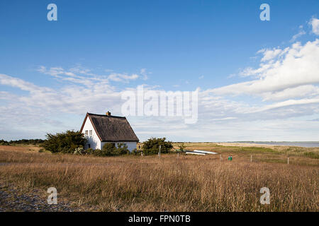 Casa a Neuendorf, Hiddensee isola Foto Stock