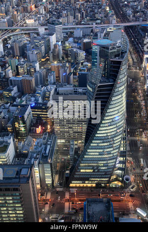 Giappone, Nagoya, Modalità Gakuen Torri a spirale, grattacielo, Foto Stock