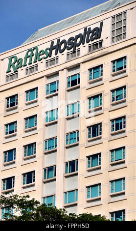Raffles hospital di Singapore Foto Stock