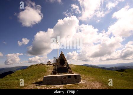 Parte superiore dell'Antola, Appennino Ligure. Foto Stock