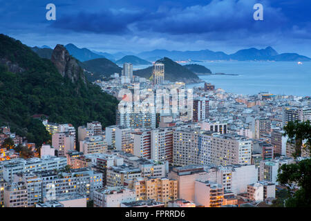 Quartiere di Copacabana a Rio de Janeiro Foto Stock