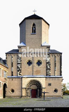 Mönchengladbach Minster, Abteiberg, Mönchengladbach, Renania settentrionale-Vestfalia, Germania Foto Stock