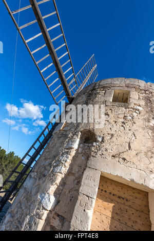 Moulin Alphonse Daudet, fontvieille , bouche du Rhone paca,Francia 13 Foto Stock